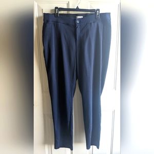 Catherine's Navy Blue Universal Dress Pants 18w Plus Women's Classic Comfortable